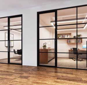 Contempo Door Double Glazed Banded